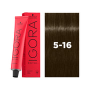 IGORA ROYAL Permanent Hair Color 5-16 Light Brown Cendré Chocolate