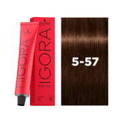 IGORA ROYAL Permanent Hair Color 5-57 Light Brown Gold Copper