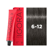 IGORA ROYAL Permanent Hair Color  6-12 Dark Blonde Cendré Ash