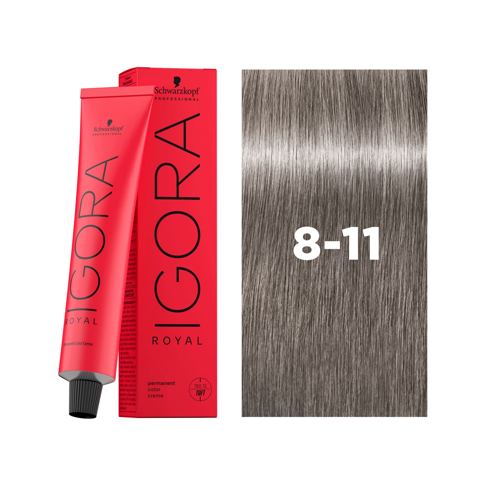 IGORA ROYAL Permanent Hair Color 8-11 Light Blonde Cendré Extra