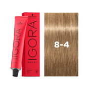 IGORA ROYAL Permanent Hair Color 8-4 Light Blonde Beige