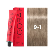 IGORA ROYAL Permanent Hair Color 9-1 Extra Light Blonde Cendré
