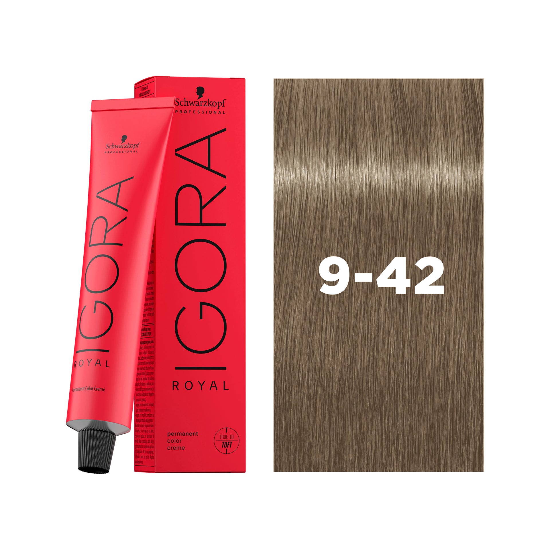 IGORA ROYAL Permanent Hair Color 9-42 Extra Light Blonde Beige Ash