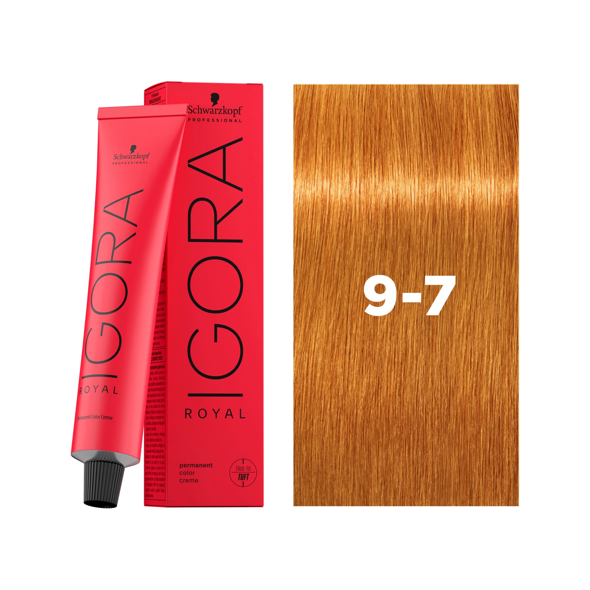 IGORA ROYAL Permanent Hair Color 9-7 Extra Light Blonde Copper
