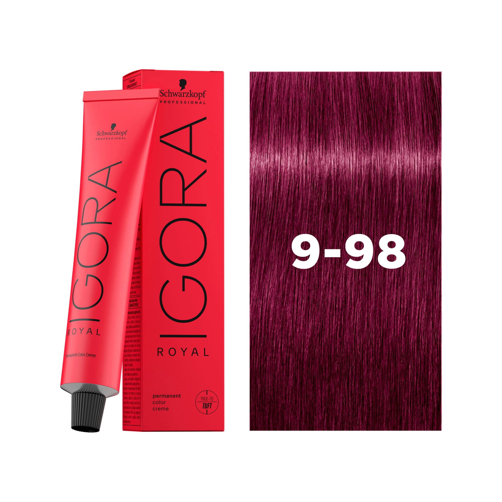 IGORA ROYAL Permanent Hair Color 9-98 Extra Light Blonde Violet