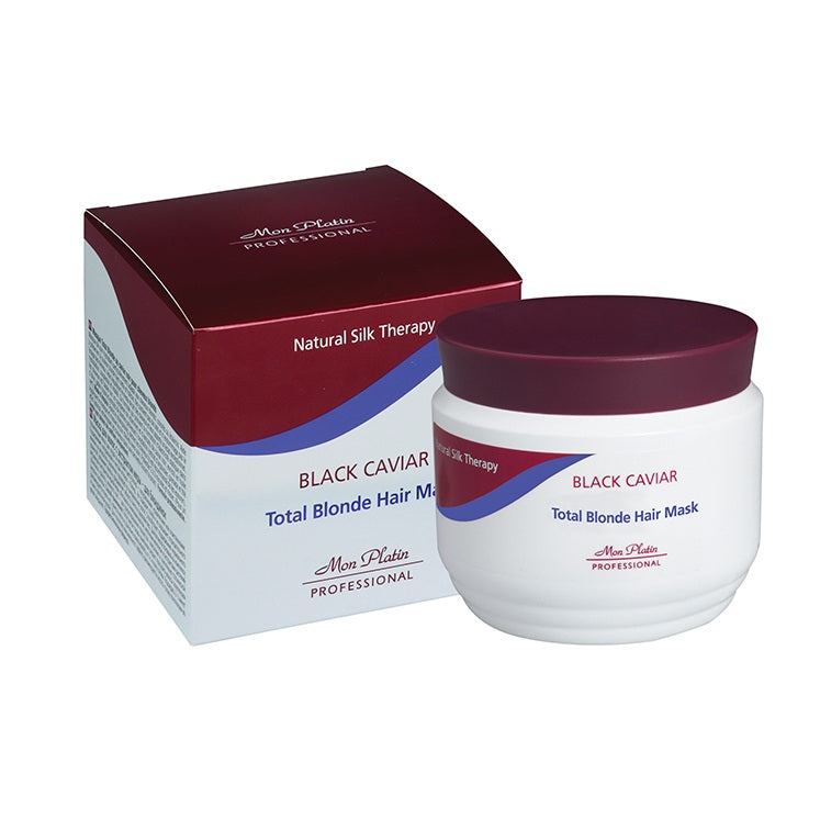 MON PLATIN Black Caviar Total Blonde Hair Mask