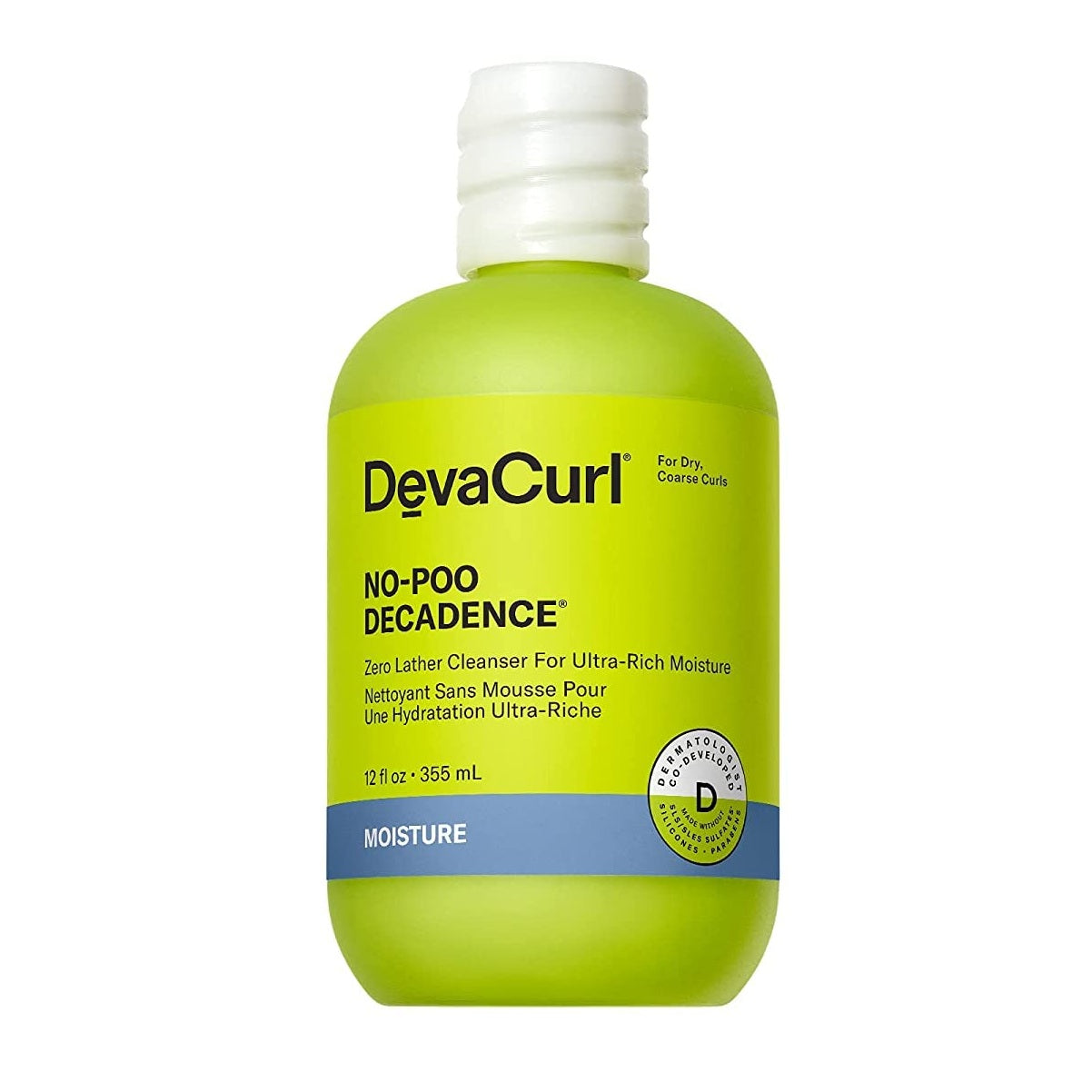 DEVACURL No-Poo Decadence Zero-Lather Cleanser Ultra-Rich Moisture