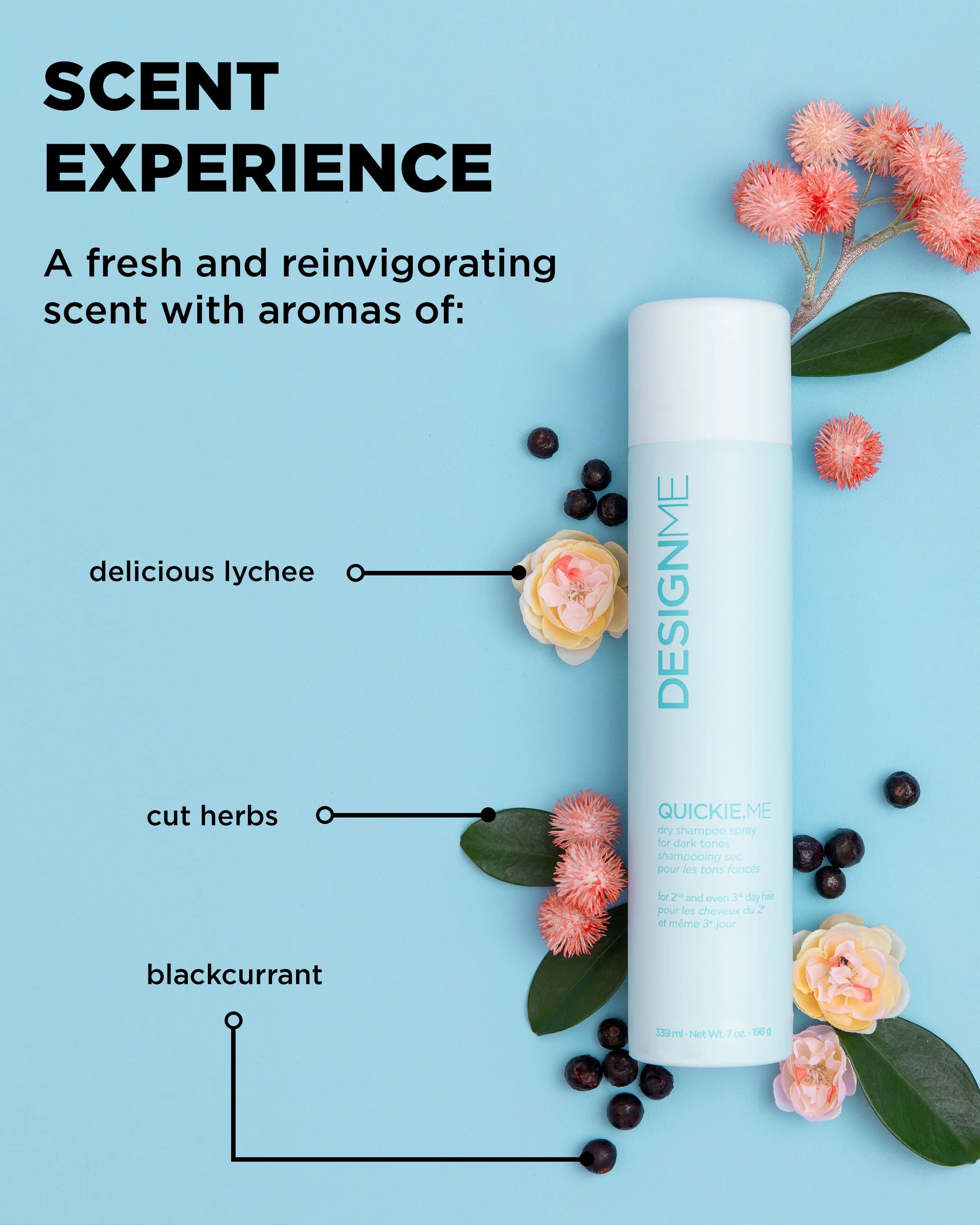 DESIGN.ME Quickie.me Dry Shampoo Dark Tones