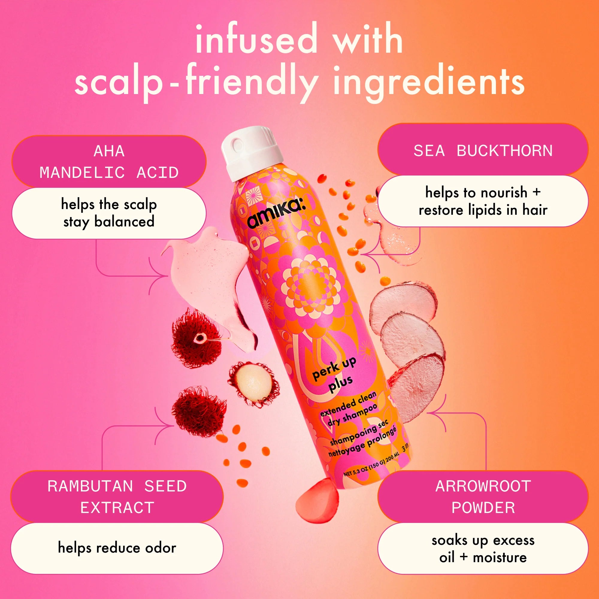 AMIKA Perk Up Plus Extended Dry Shampoo