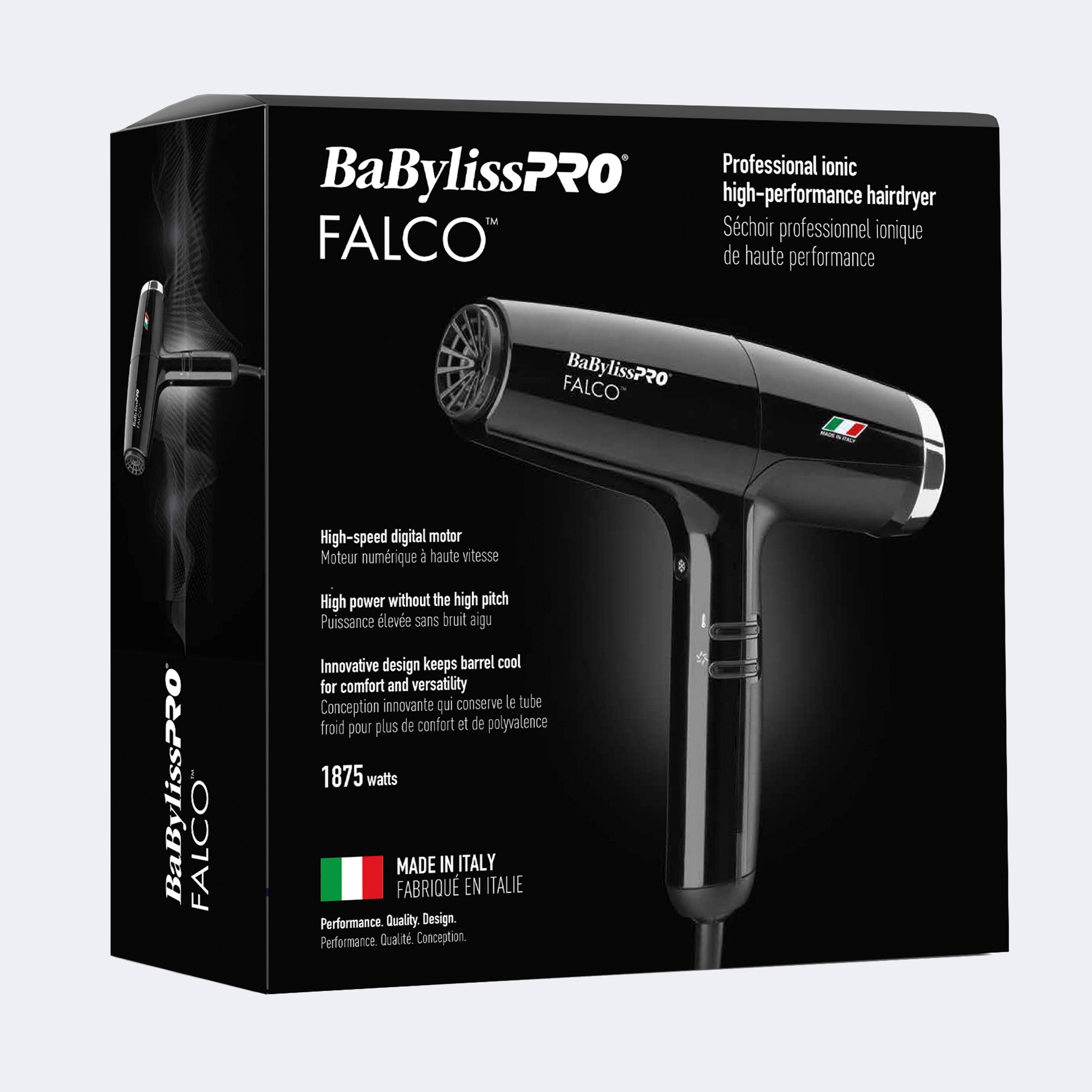 BaBylissPRO Falco Ionic High-Performance Hairdryer
