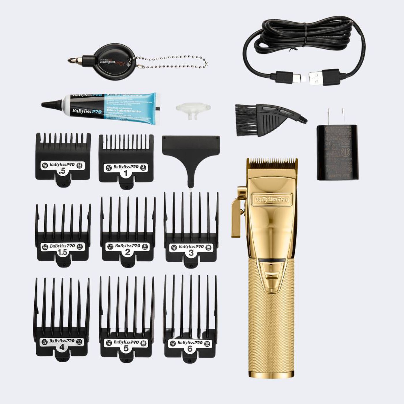 BaBylissPRO GoldFX+ All-Metal Lithium Clipper