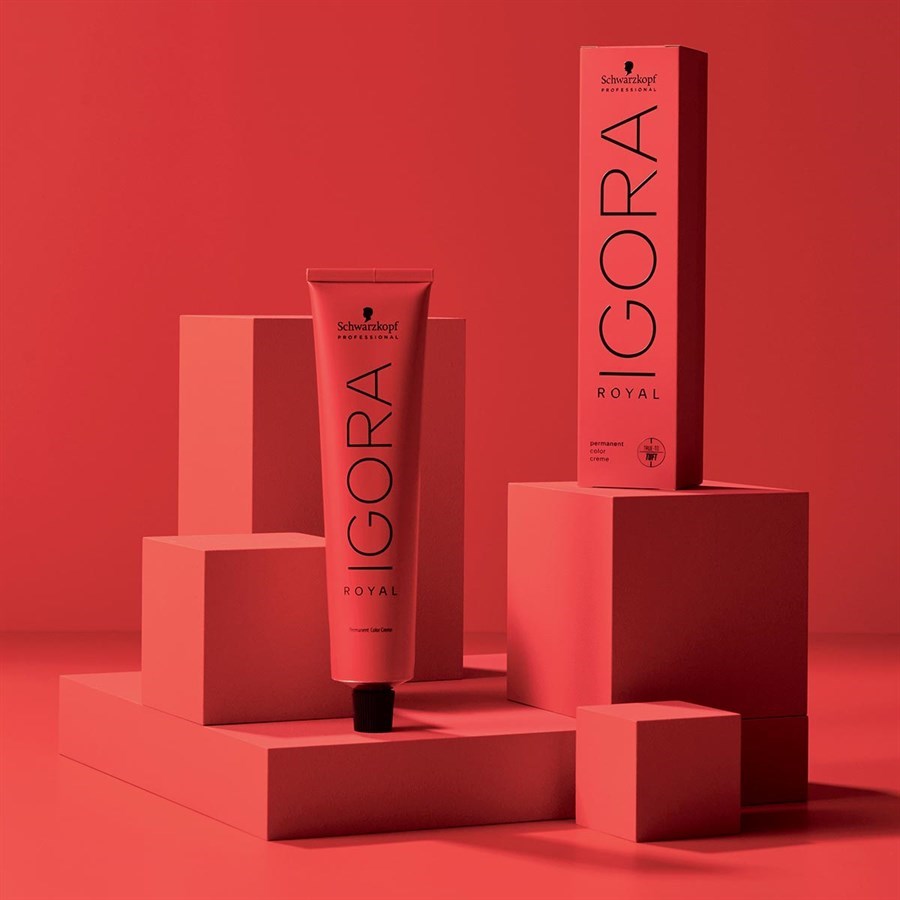 IGORA ROYAL Permanent Hair Color 7-13 Medium Blonde Cendré Matte