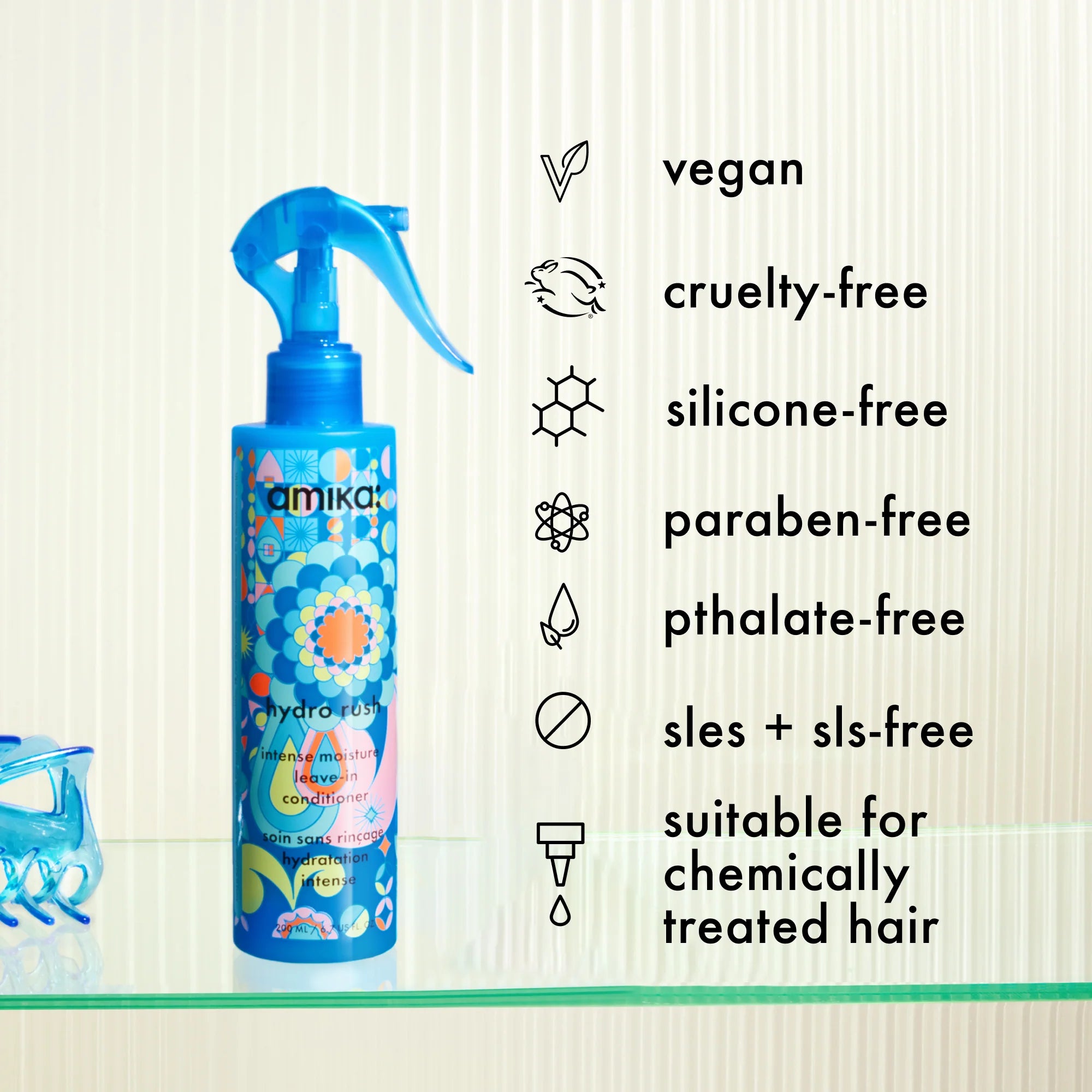 AMIKA Hydro Rush Intense Moisture Leave-In Conditioner