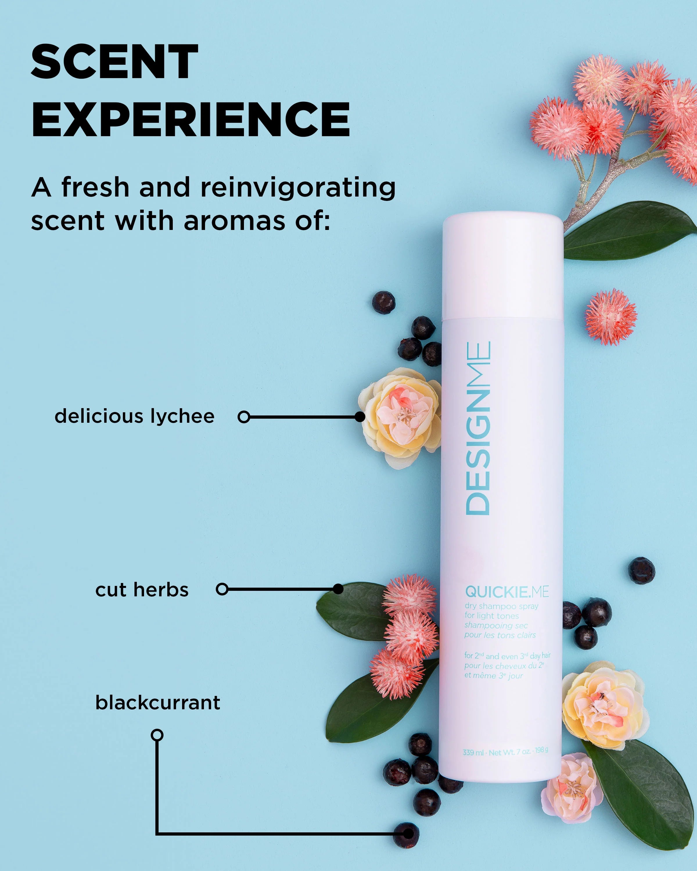 DESIGN.ME Quickie.me Dry Shampoo Light Tones