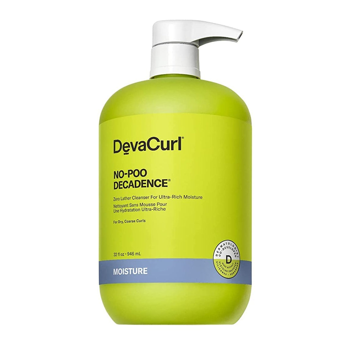 DEVACURL No-Poo Decadence Zero-Lather Cleanser Ultra-Rich Moisture