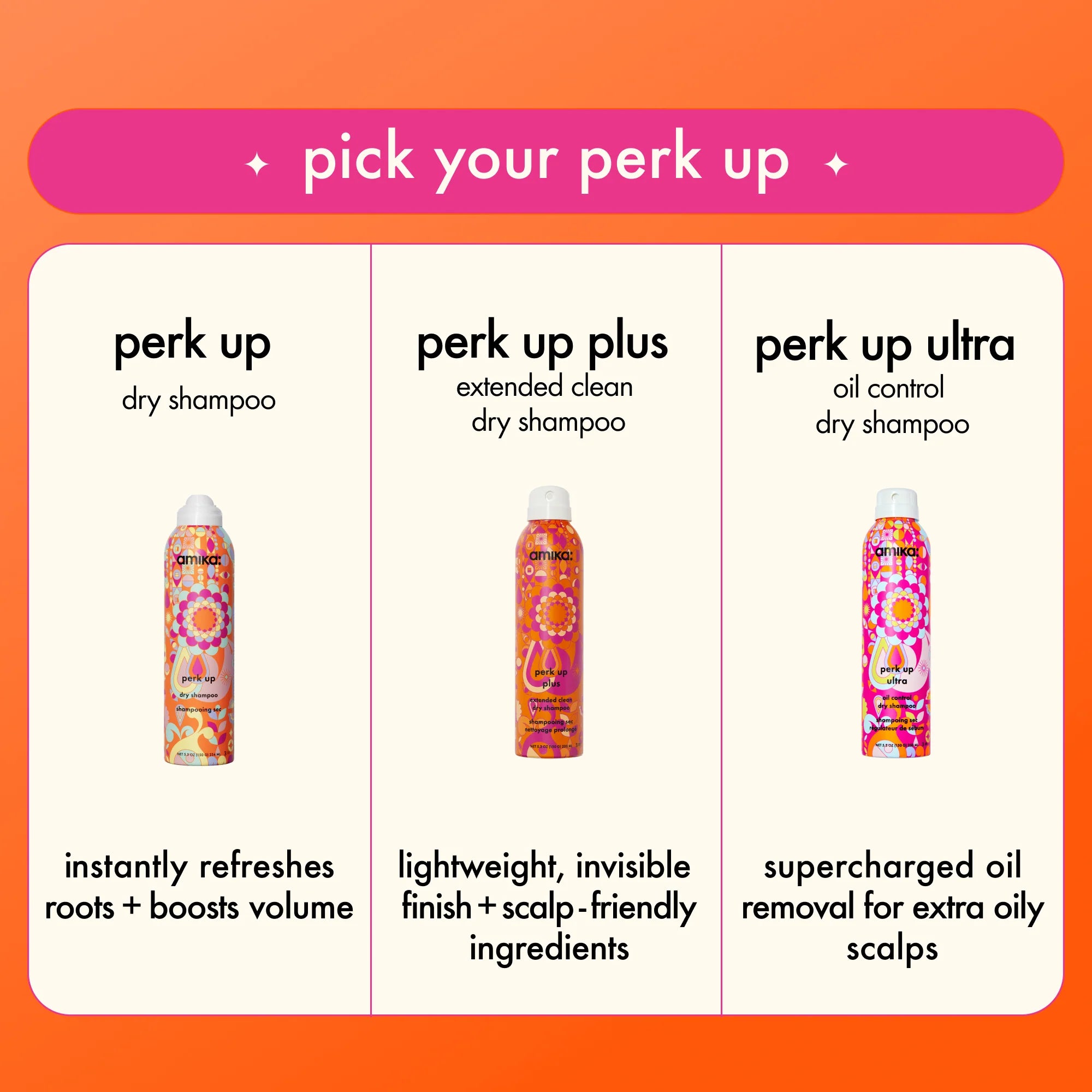 AMIKA Perk Up Dry Shampoo