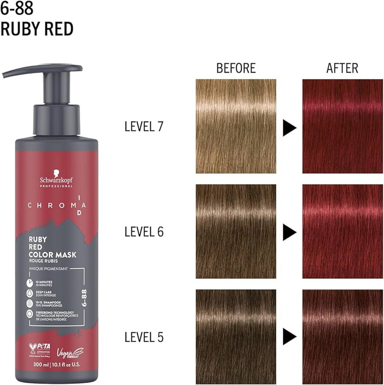Chroma ID 6-88 Ruby Red Color Mask