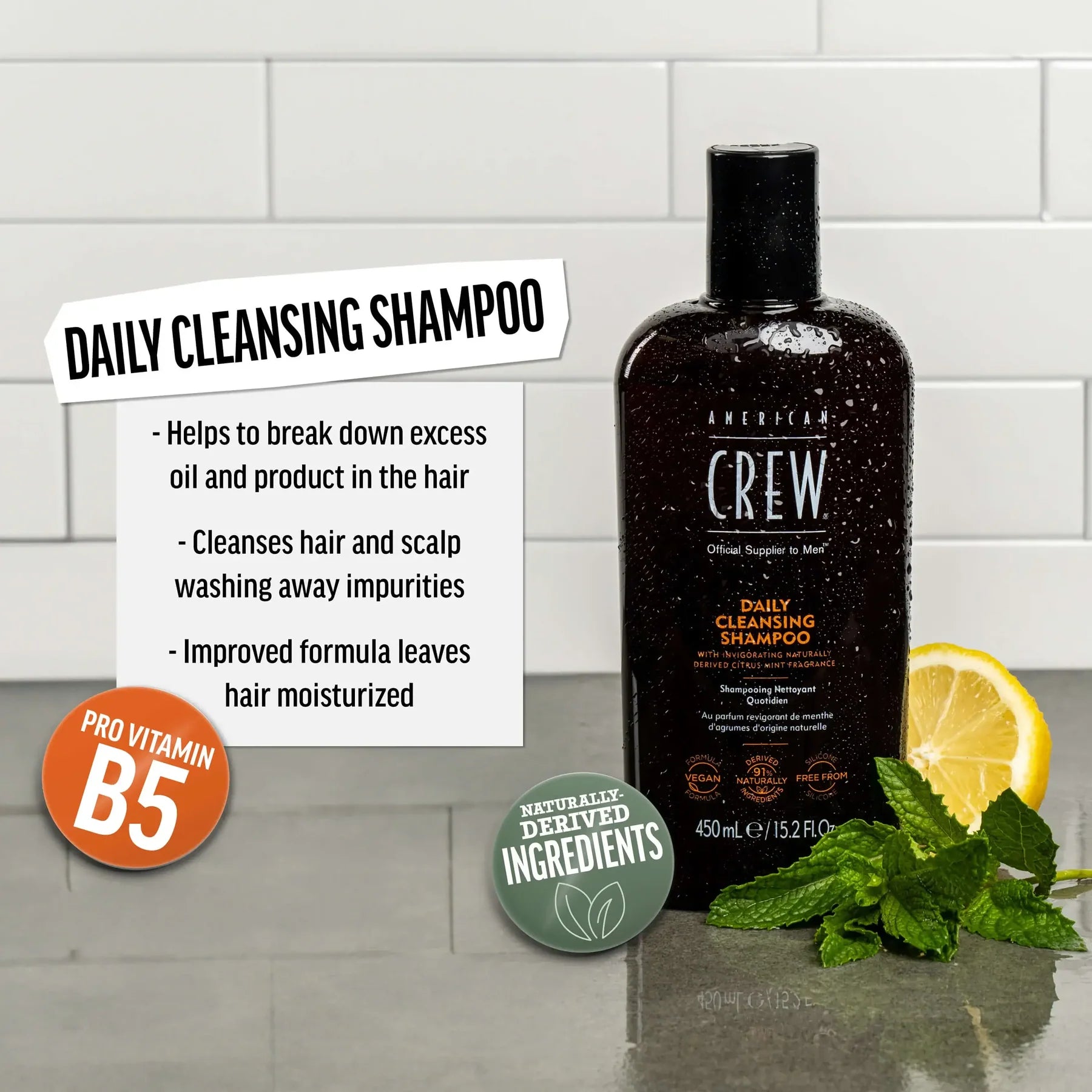 AMERICAN CREW Daily Cleansing Shampoo Men