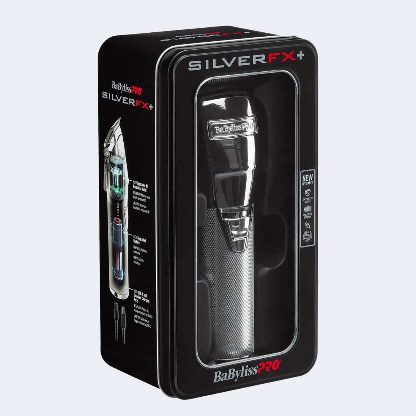 BaBylissPRO SilverFX+ All-Metal Lithium Clipper
