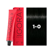 IGORA ROYAL Permanent Hair Color 1-0 Black Natural