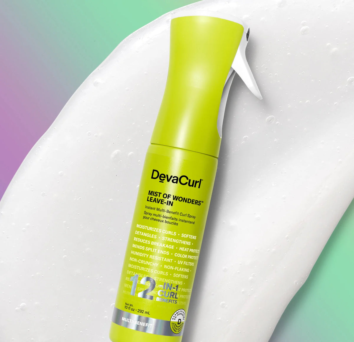 DEVACURL Mist Of Wonders Leave-In 12-In-1 Curl Benefits