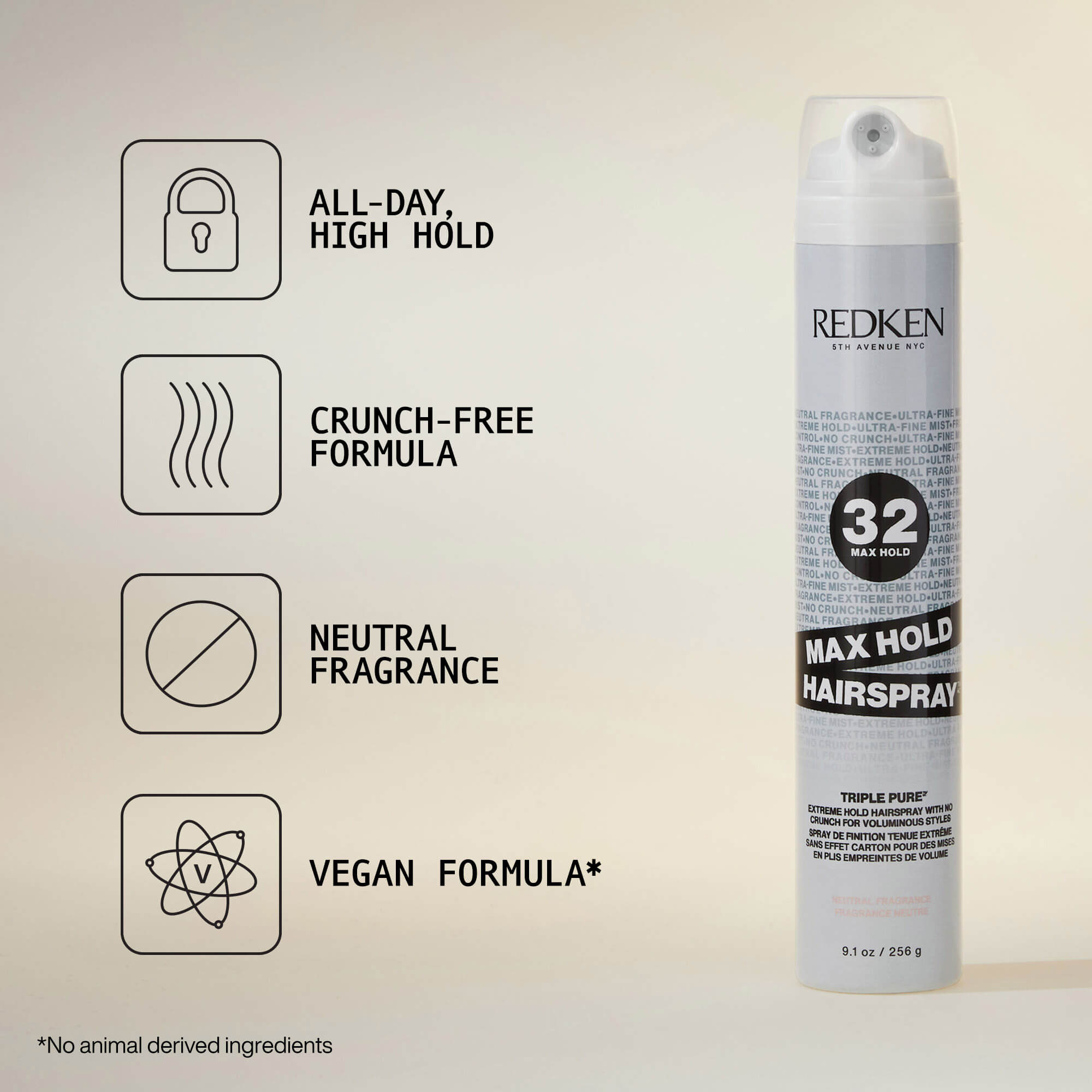 REDKEN Max Hold Hairspray Neutral Fragrance