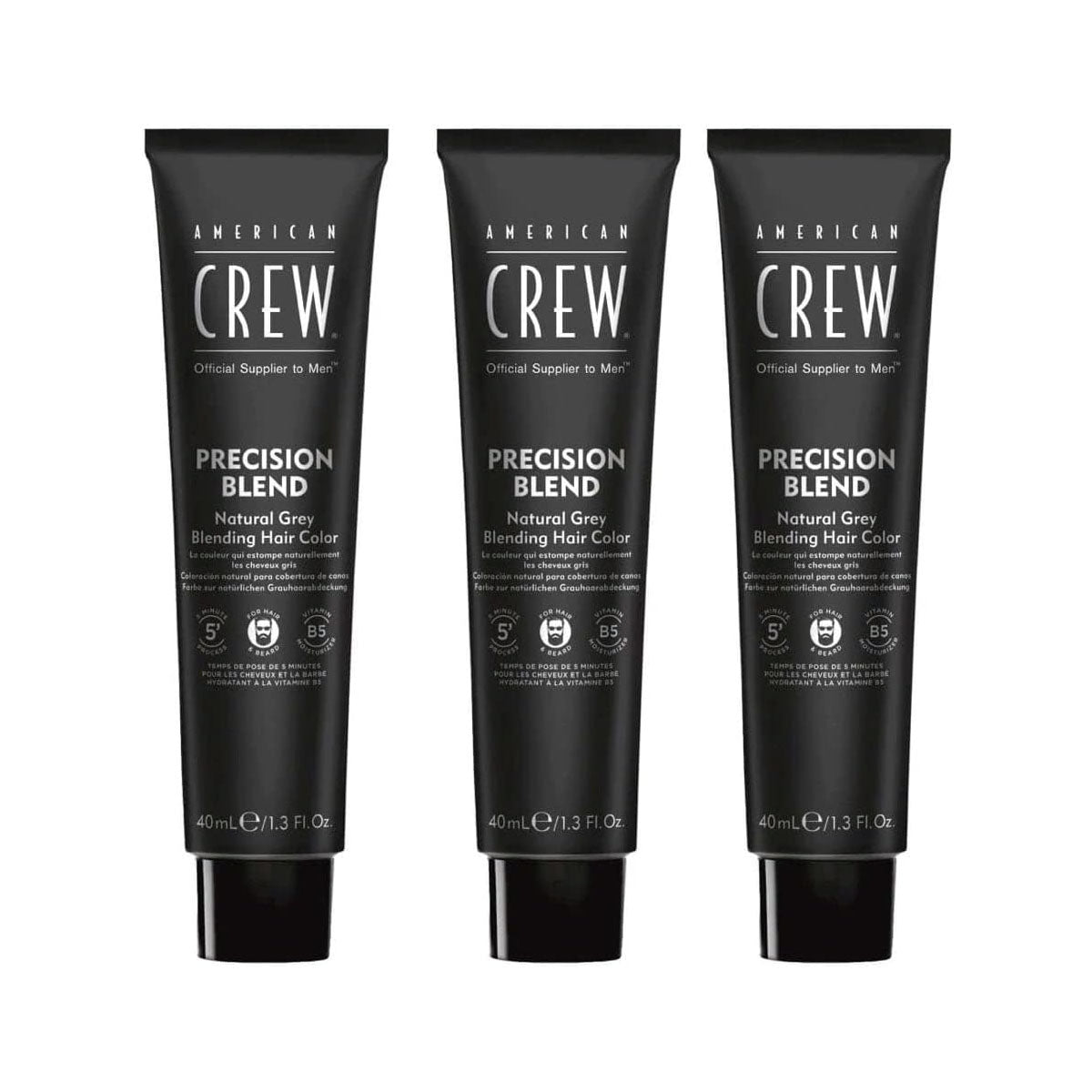 AMERICAN CREW Precision Blend Natural Grey Hair Color 7|8 Light