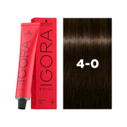 IGORA ROYAL Permanent Hair Color 4-0 Medium Brown Natural
