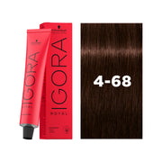IGORA ROYAL Permanent Hair Color 4-68 Medium Brown Chocolate