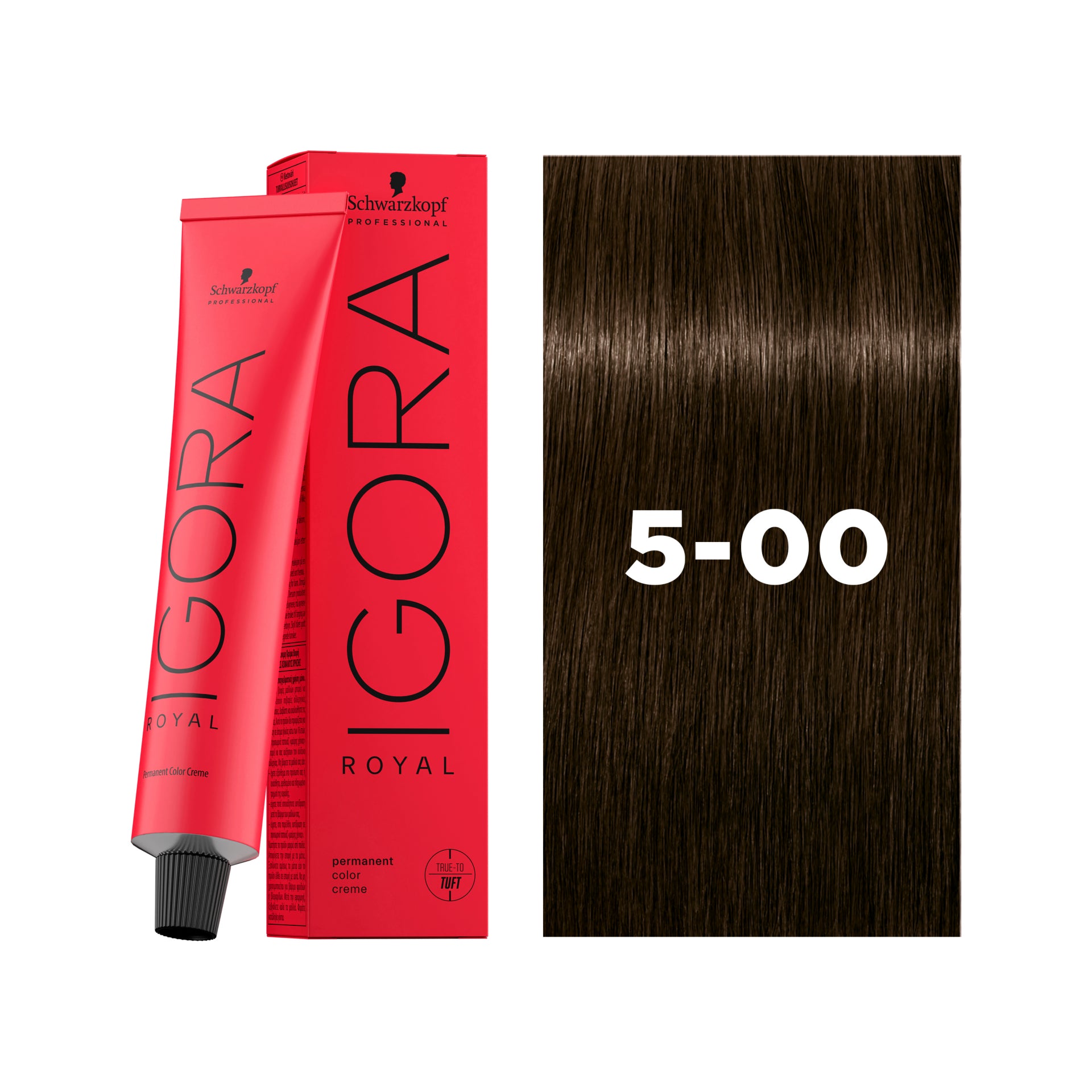 IGORA ROYAL Permanent Hair Color 5-00 Light Brown Natural Extra