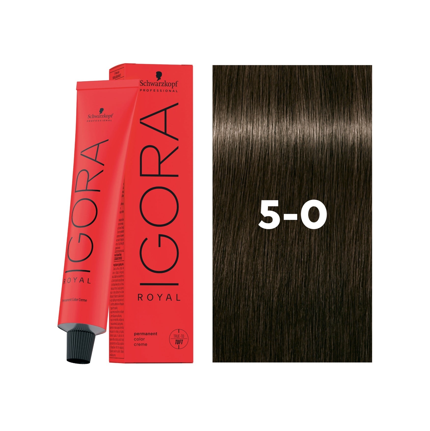 IGORA ROYAL Permanent Hair Color 5-0 Light Brown Natural