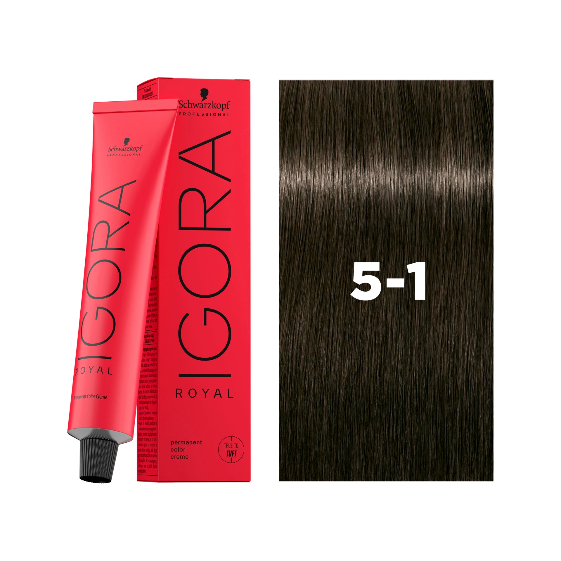IGORA ROYAL Permanent Hair Color 5-1 Light Brown Cendré