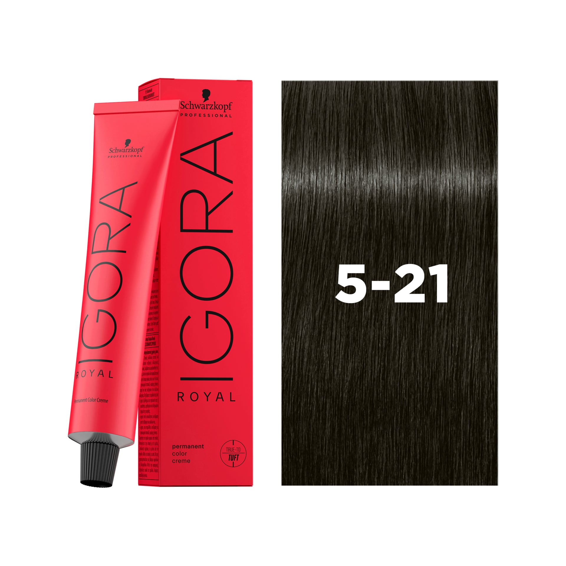 IGORA ROYAL Permanent Hair Color 5-21 Light Brown Ash Cendré