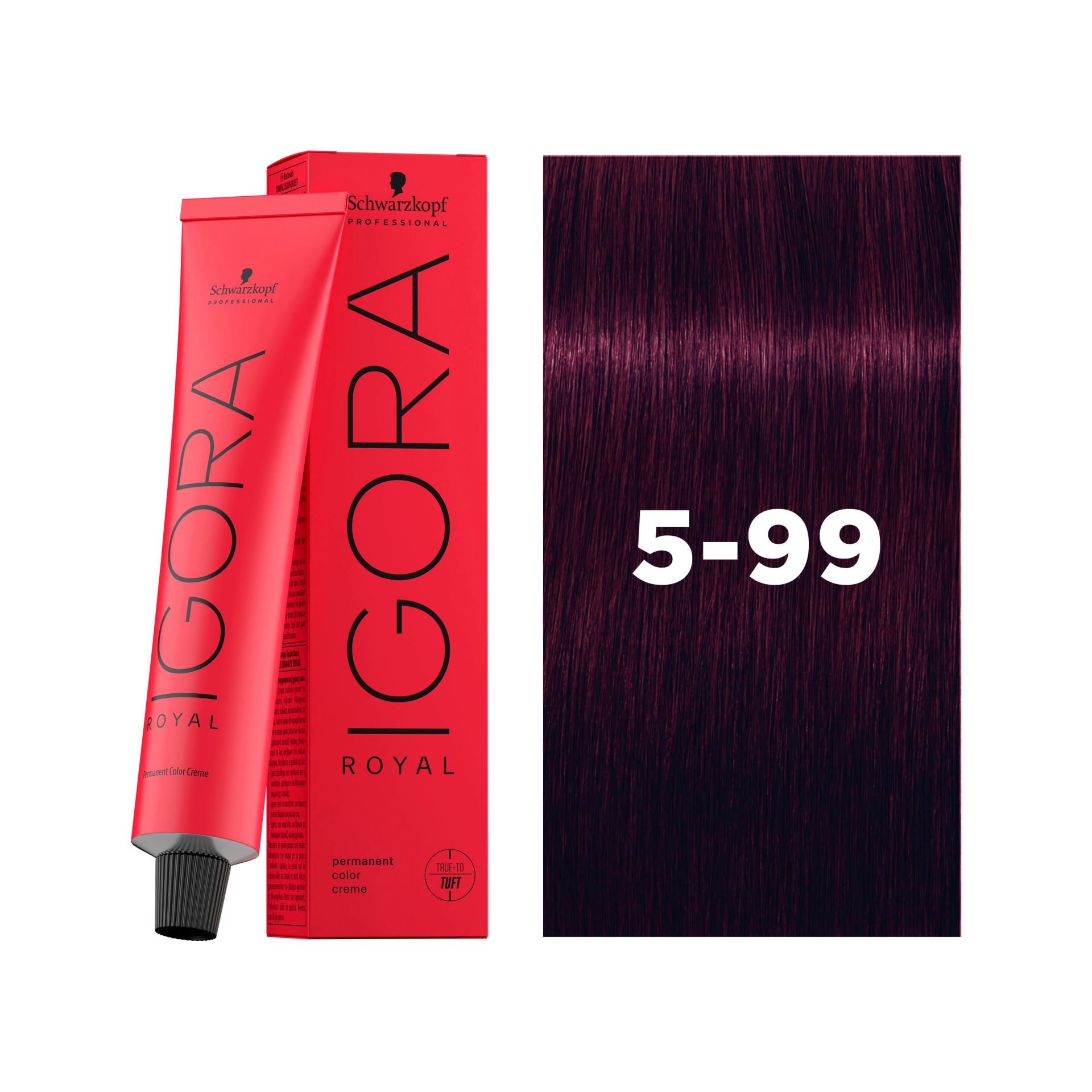 IGORA ROYAL Permanent Hair Color 5-99 Light Brown Violet Extra