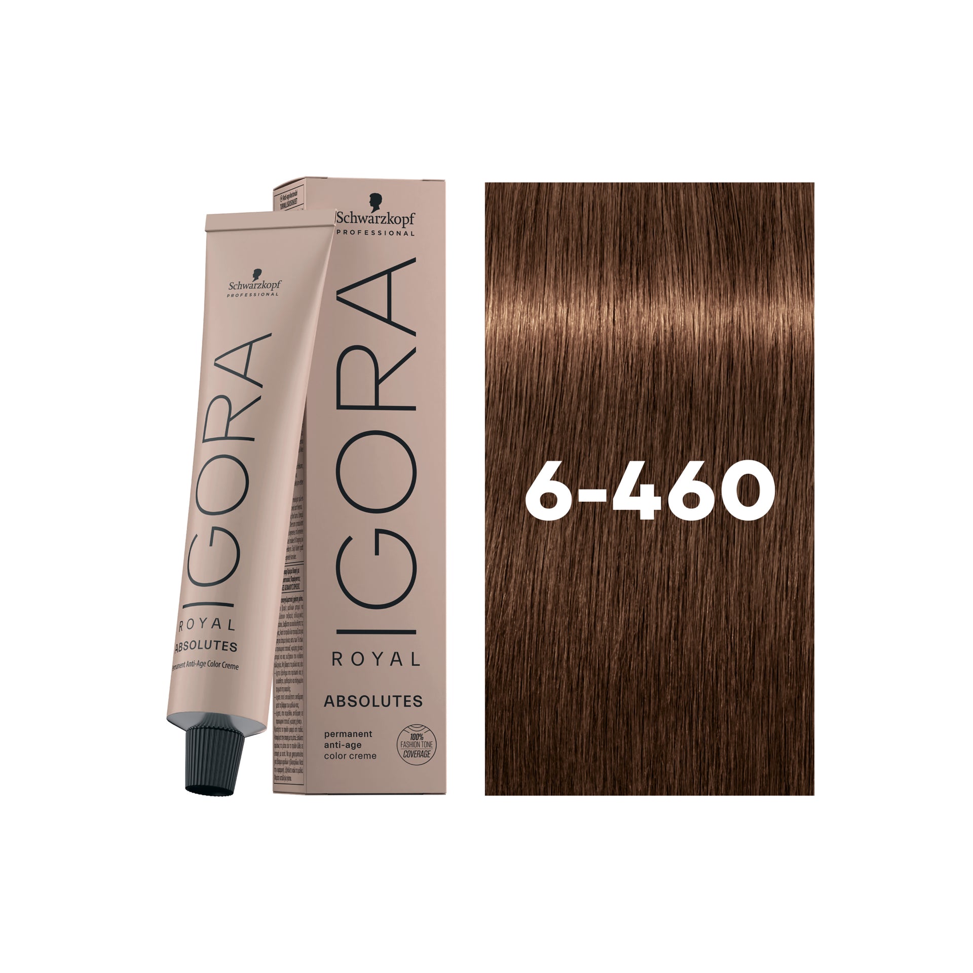IGORA ROYAL ABSOLUTES Permanent Hair Color 6-460 Dark Blonde Beige Chocolate Natural