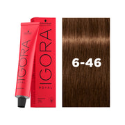 IGORA ROYAL Permanent Hair Color 6-46 Dark Blonde Beige Chocolate