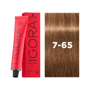 IGORA ROYAL Permanent Hair Color 7-65 Medium Blonde Chocolate Gold