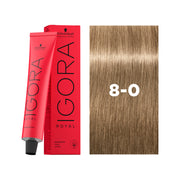 IGORA ROYAL Permanent Hair Color 8-0 Light Blonde Natural