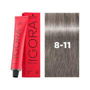 IGORA ROYAL Permanent Hair Color 8-11 Light Blonde Cendré Extra