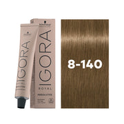 IGORA ROYAL ABSOLUTES Permanent Hair Color 8-140 Light Blonde Cendré Beige Natural