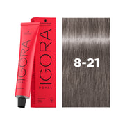 IGORA ROYAL Permanent Hair Color 8-21 Light Blonde Ash Cendré