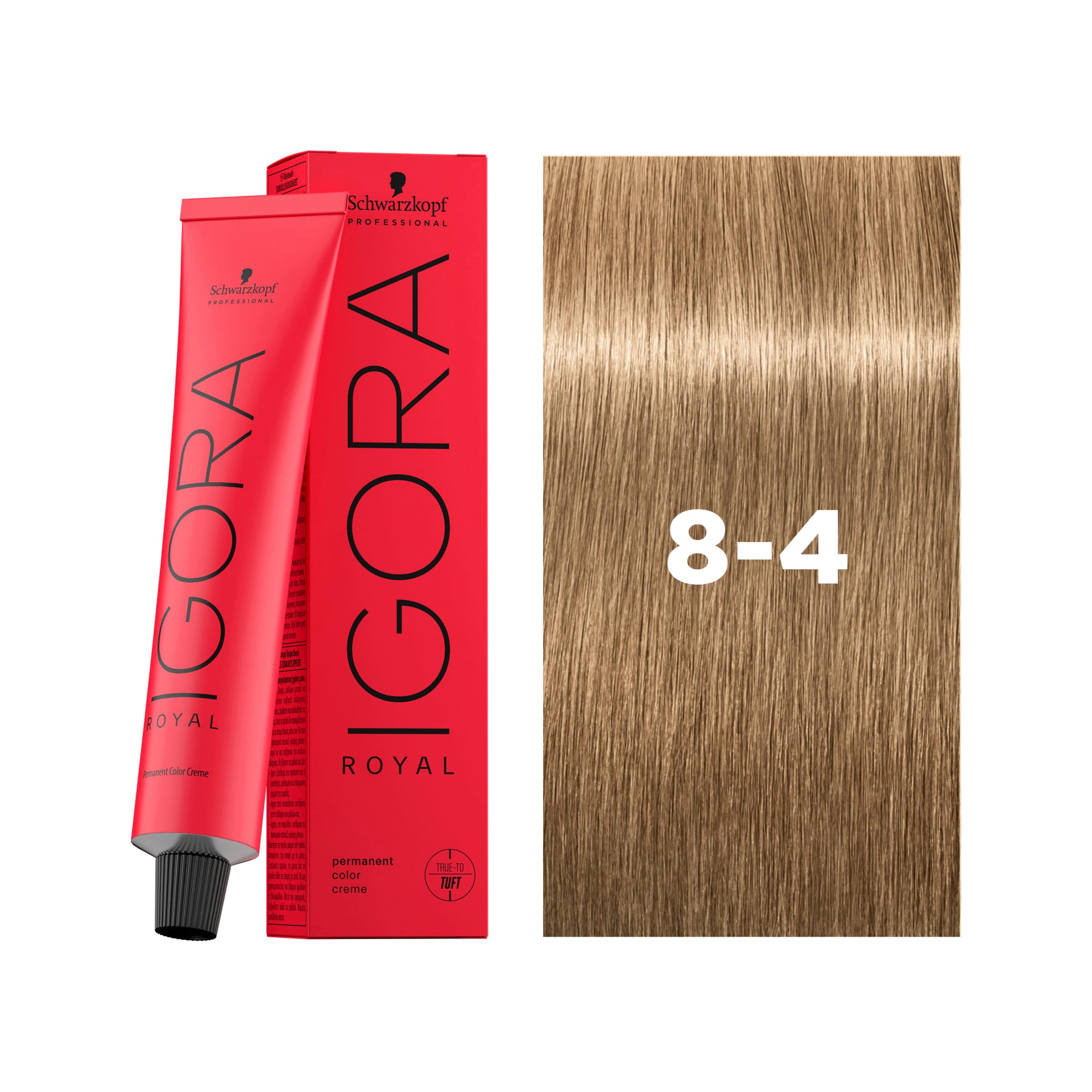 IGORA ROYAL Permanent Hair Color 8-4 Light Blonde Beige