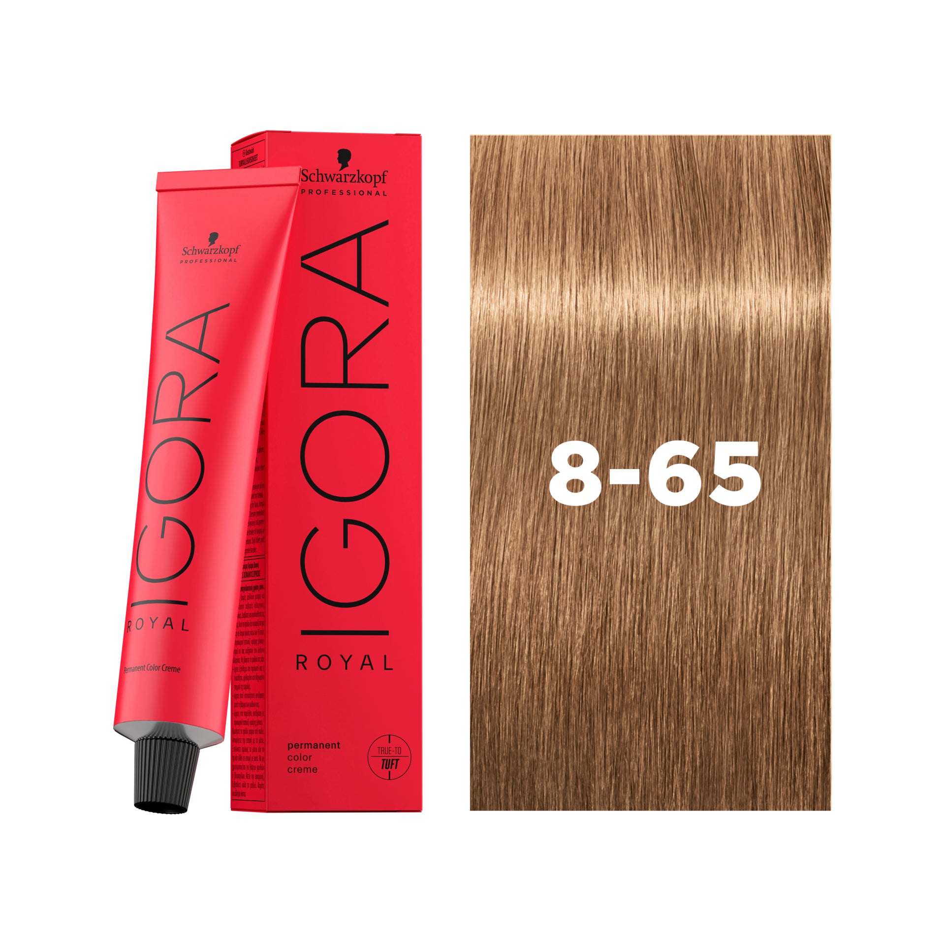 IGORA ROYAL Permanent Hair Color 8-65 Light Blonde Chocolate Gold