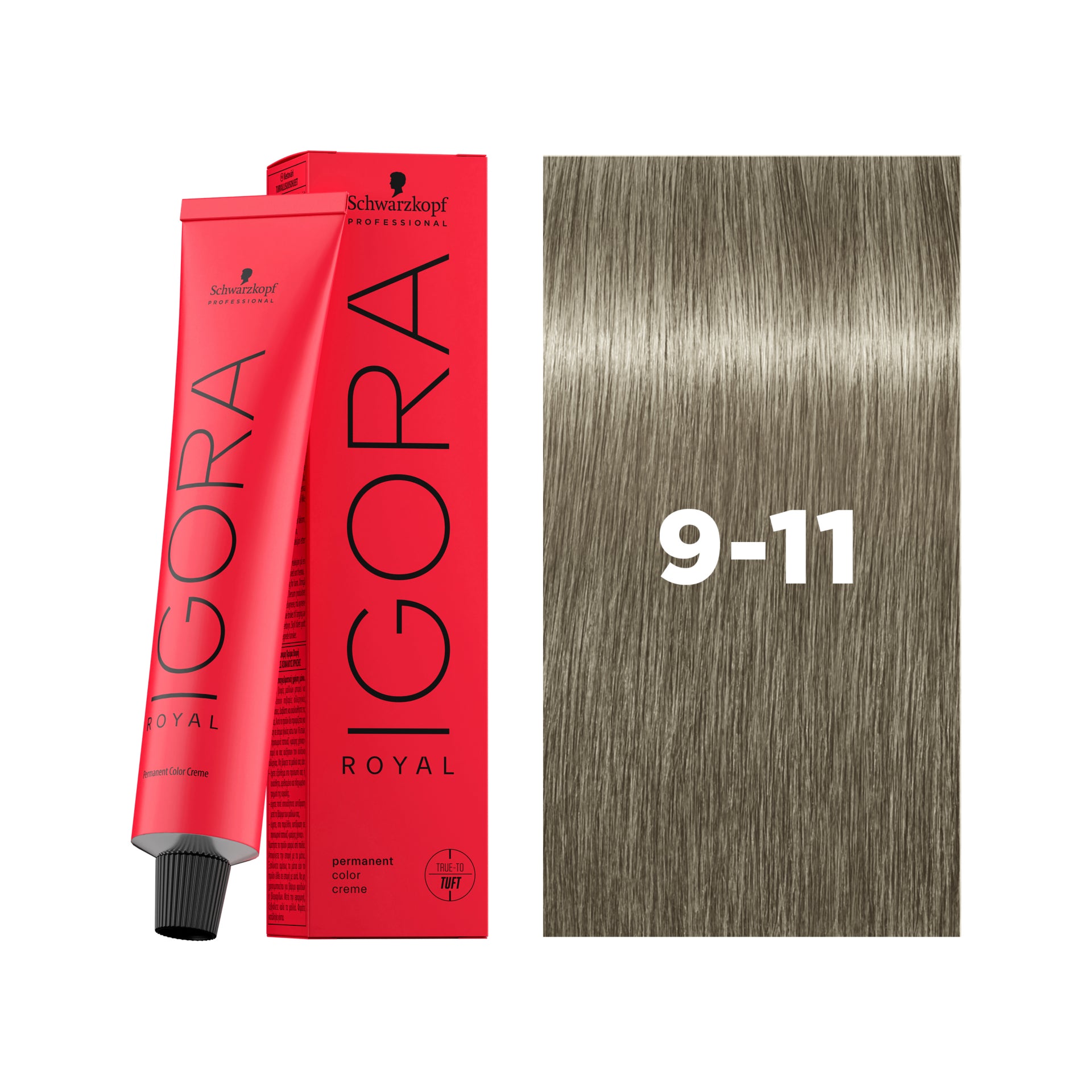 IGORA ROYAL Permanent Hair Color 9-11 Extra Light Blonde Cendré Extra