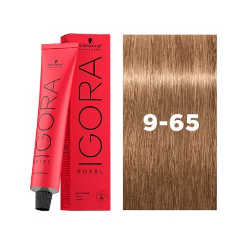IGORA ROYAL Permanent Hair Color 9-65 Extra Light Blonde Chocolate Gold