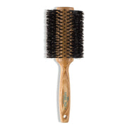 DANNYCO Nature Pro Circular Oak-Wood Brush - Natural Boar Bristles Jumbo  (20-Row)