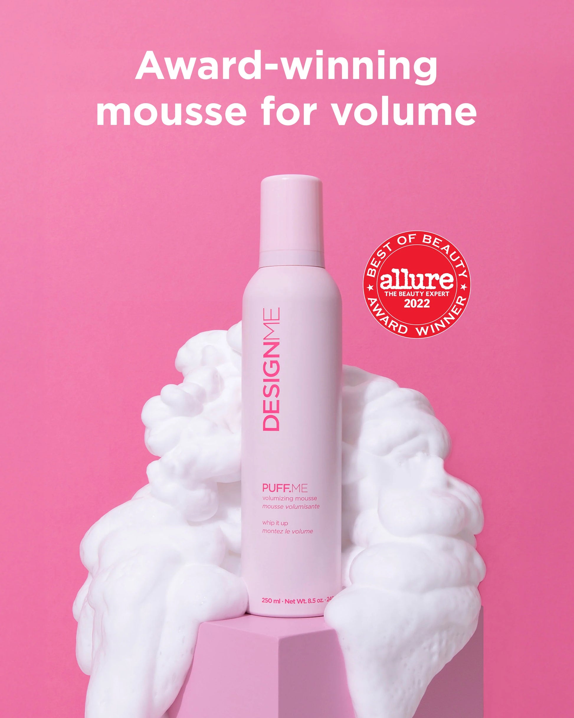DESIGN.ME Puff.me Volumizing Mousse award winning
