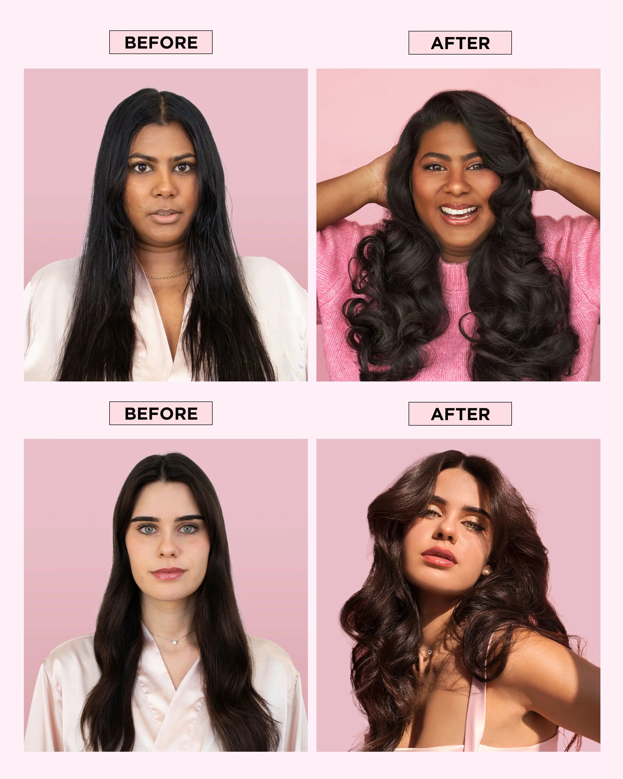 DESIGN.ME Puff.me Volumizing Mousse before after