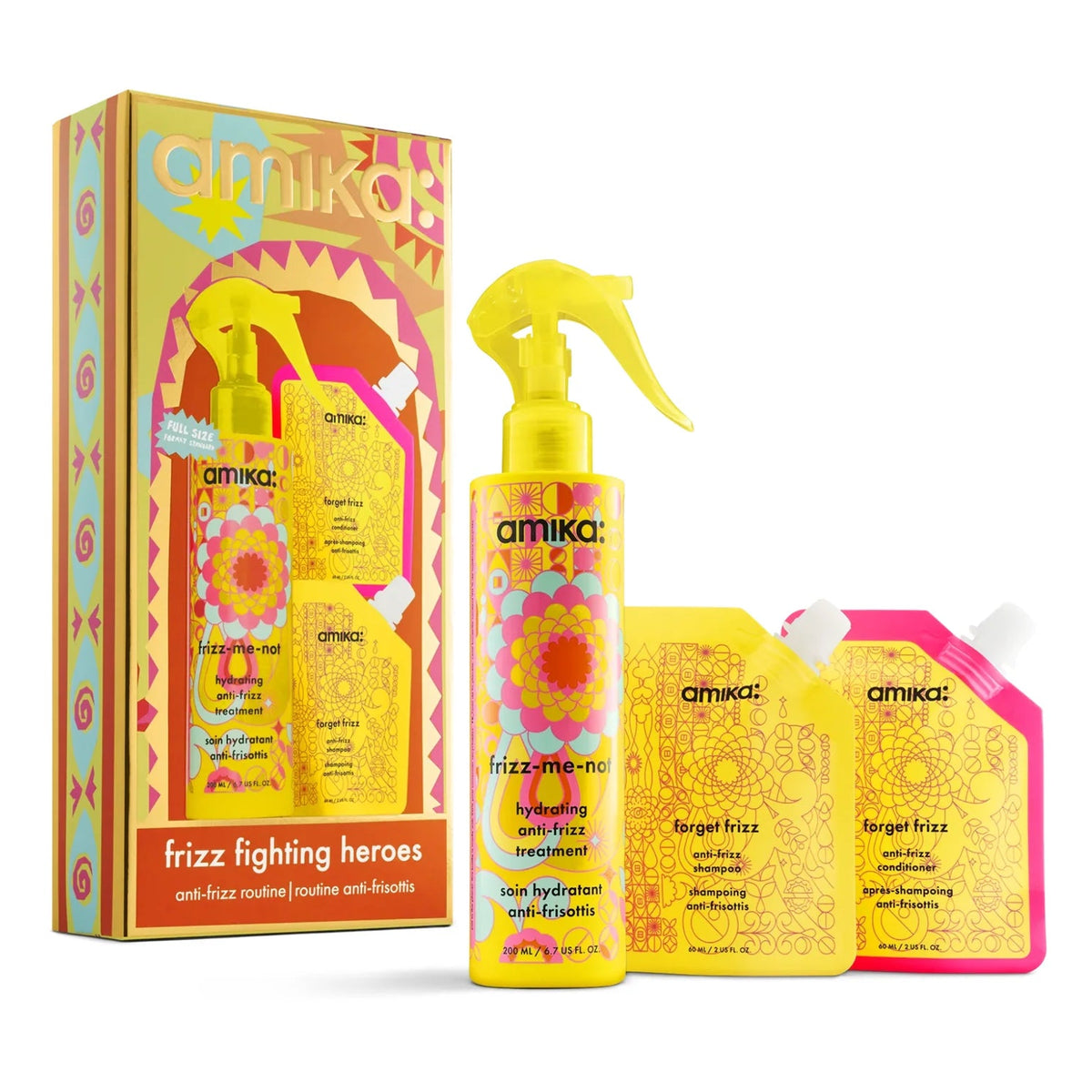 AMIKA Frizz Fighting Heroes Anti-Frizz Routine Set