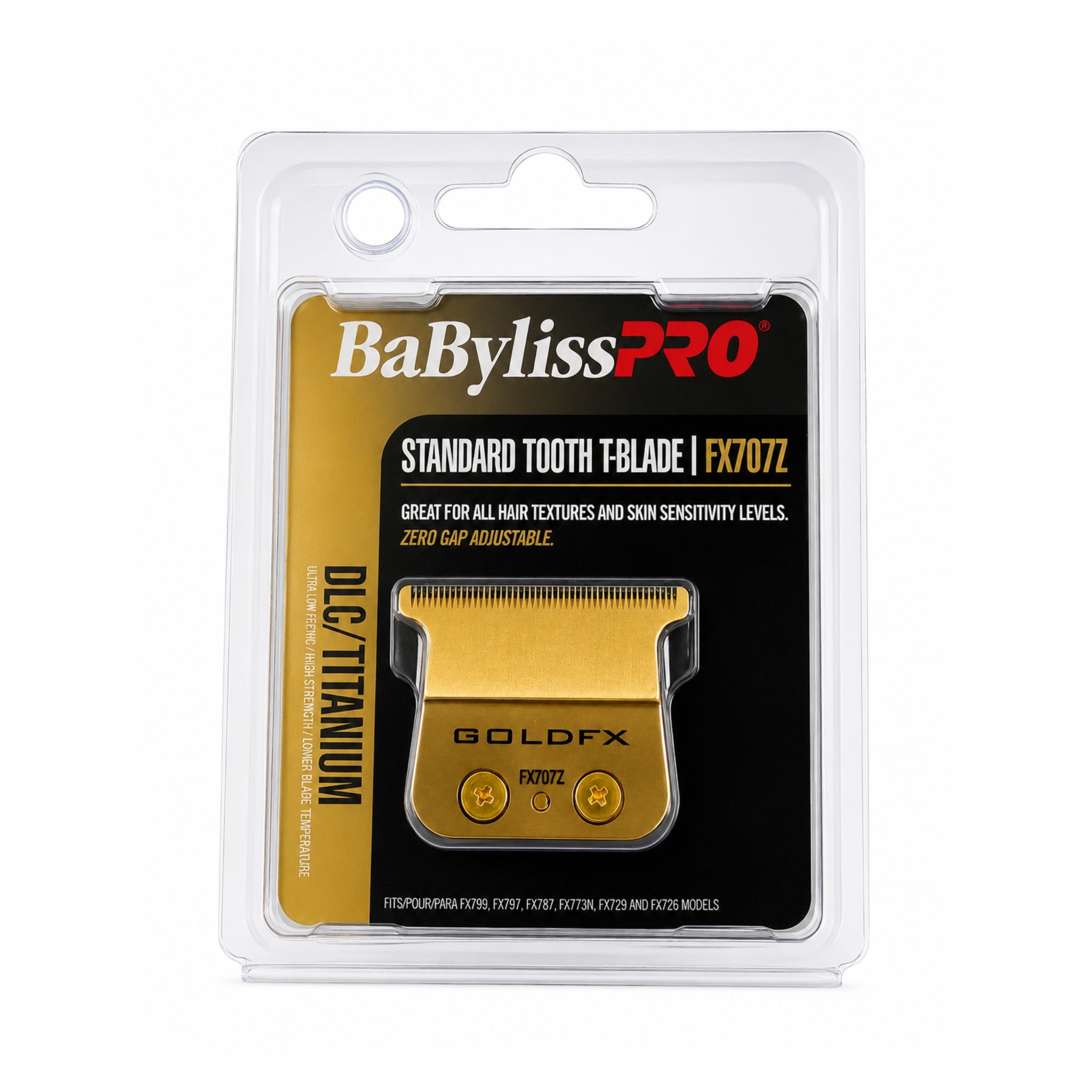 BaBylissPRO Standard-Tooth T-Blade DLC/Titanium FX707Z